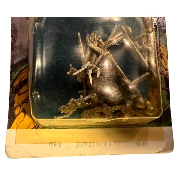 Jacobite Fantasy 15mm Lead-Free Miniatures Catapult w/Crew FER-2 Simtac, Sealed - Picture 3 of 7